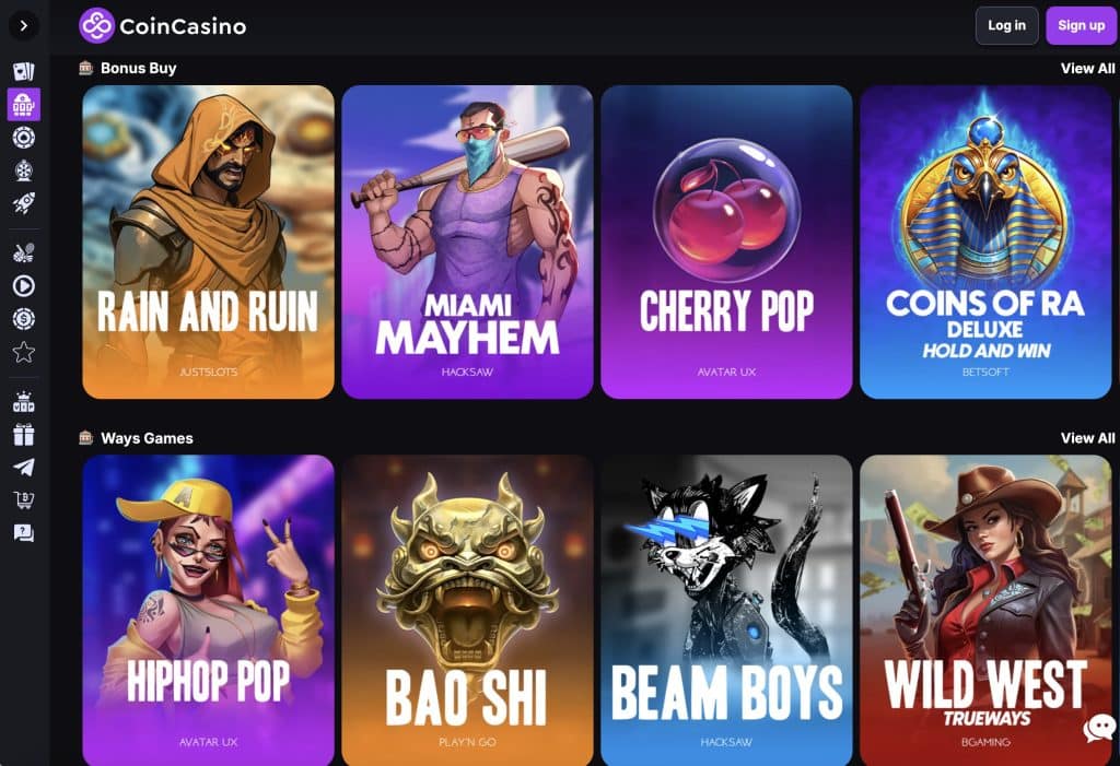 CoinCasino Crypto Casino